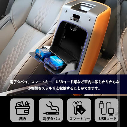 アウトランダー PHEV GN0W プライバシーコンソールボックス 小物入れ 収納ボックス コイン収納 ドレスアップ 内装 パーツ カスタム アクセサリー 三菱