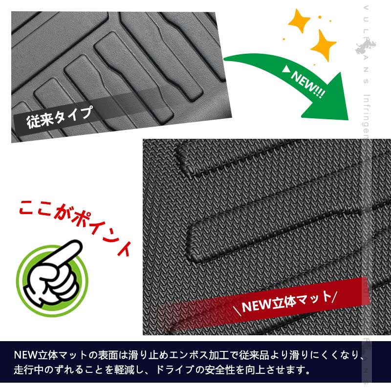 日産 ルークス 40系 3Dラゲッジマット 汚れ防止 TPE材質 立体 カーマット ズレ防止 内装 カスタム パーツ アクセサリー 防水 アウトドア 三菱 デリカミニ