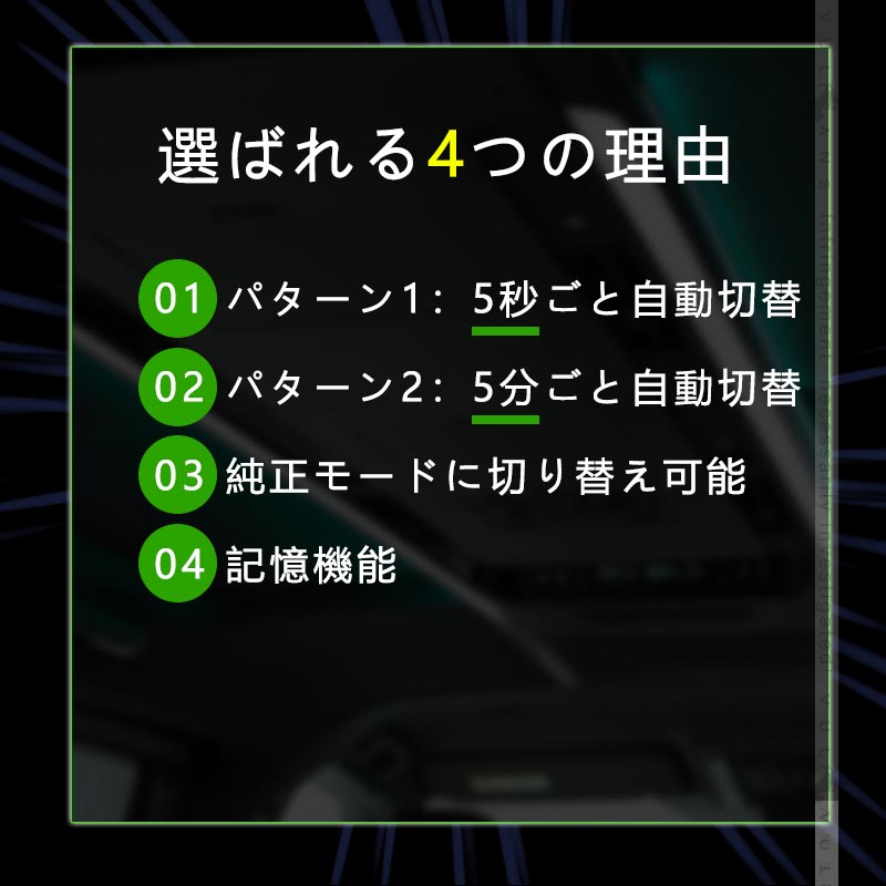 アルファード 40系 ヴェルファイア ルーフカラーイルミネーションキット 自動点灯 カラーチェンジ オートルーフカラーイルミネーション アクセサリー カスタム