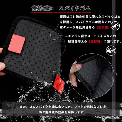 セレナ C28 サイドステップマット カーマット 4PCS ステップマット エントランスマット フロア マット 汚れ防止 キズ防止 カー用品 内装 パーツ 日産