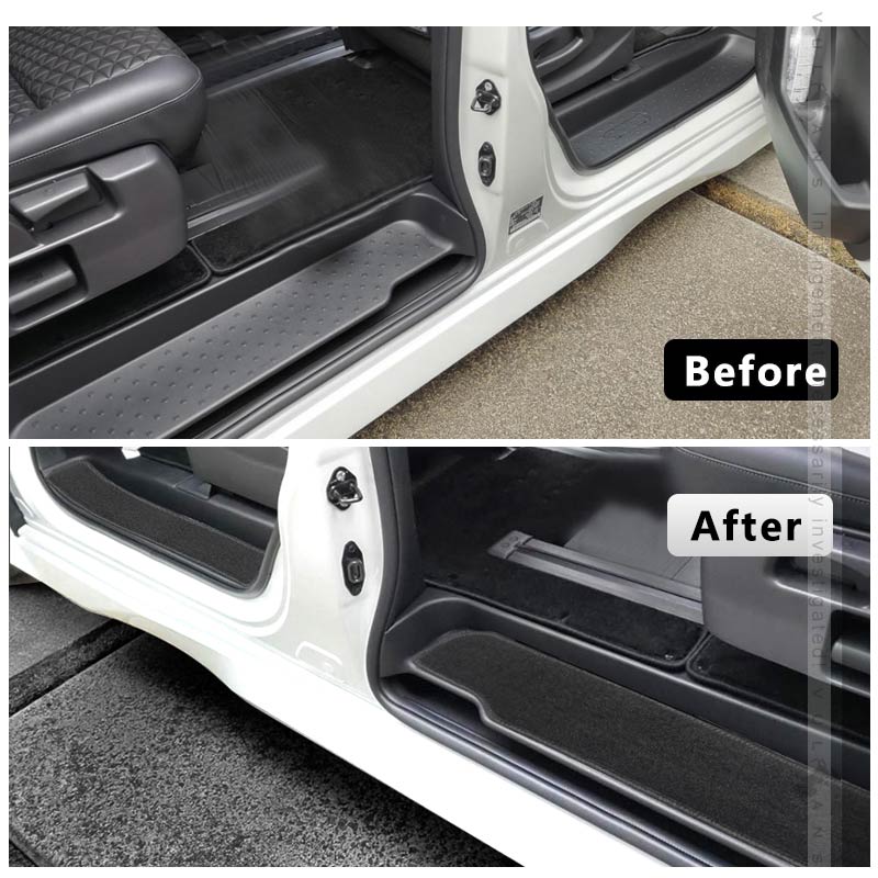 セレナ C28 サイドステップマット カーマット 4PCS ステップマット エントランスマット フロア マット 汚れ防止 キズ防止 カー用品 内装 パーツ 日産