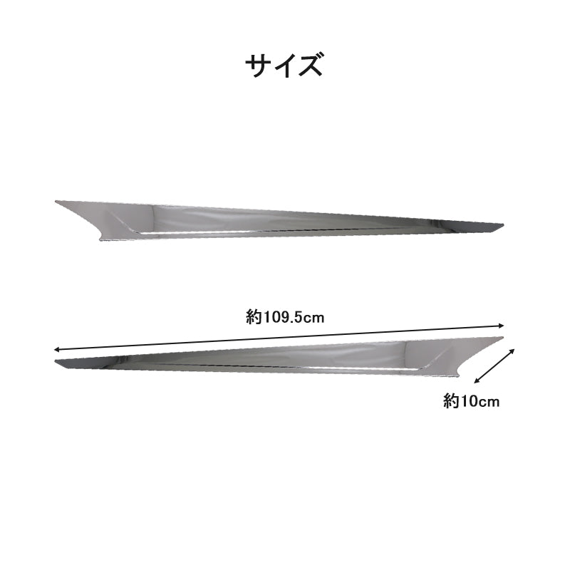 アルファード ヴェルファイア40系 ウィンドートリム 2PCS サイドウィンドウガーニッシュ ステンレス鏡面仕上け 二列目ウィンドウモール サイドウェザーストリップカバー トリム 外装 パーツ カスタムド レスアップ アクセサリー