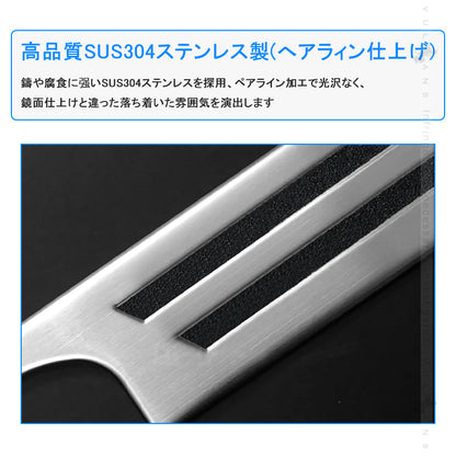 アルファード ヴェルファイア40系 サイド スカッフプレート ステップガード ガーニッシュ 内側 スカッフプレート キッキングプレート ステップカバー ガーニッシュ 滑り止め付き SUS304ステンレス 4PCS キズ防止 内装 パーツ アクセサリー カスタム ドレスアップ ALPHARD VELLFIRE 40系