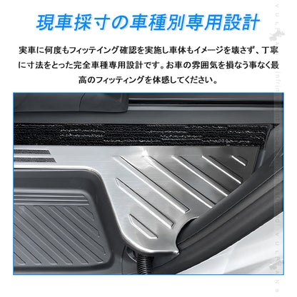 アルファード ヴェルファイア40系 サイド スカッフプレート ステップガード ガーニッシュ 内側 スカッフプレート キッキングプレート ステップカバー ガーニッシュ 滑り止め付き SUS304ステンレス 4PCS キズ防止 内装 パーツ アクセサリー カスタム ドレスアップ ALPHARD VELLFIRE 40系