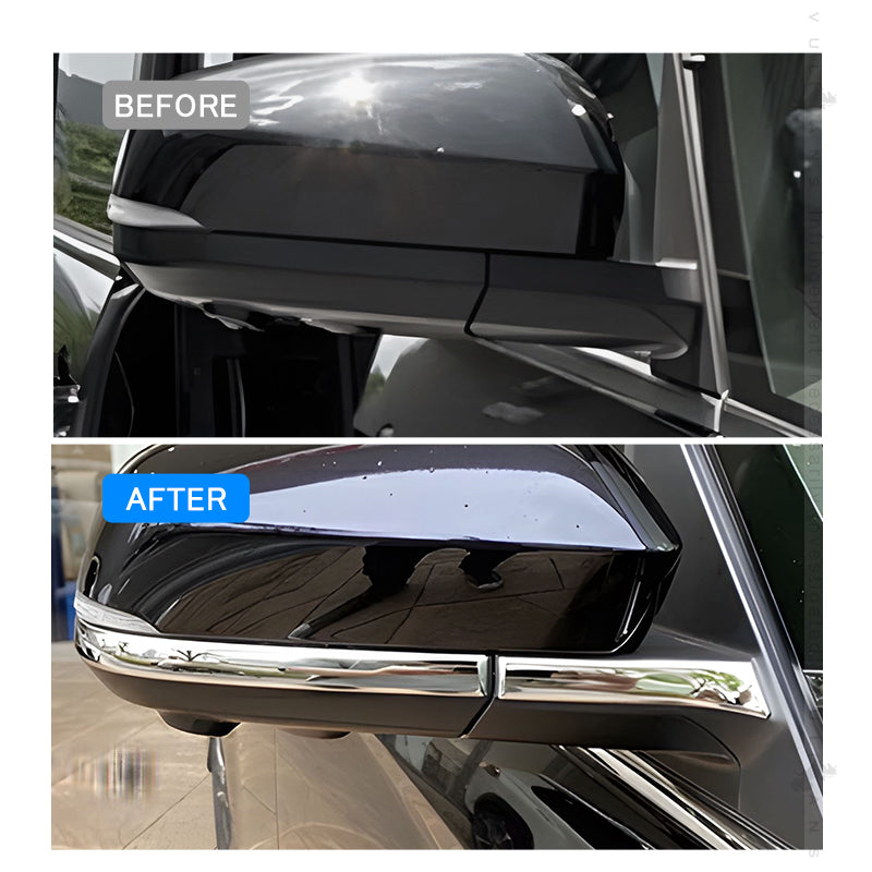 ノア/ヴォクシー90系 ドアミラーガーニッシュ 4PCS ドアミラー サイドミラーカバー サイドガーニッシュ ミラーパネル SUS304ステンレス 外装 パーツ ドレスアップ ウインカーミラー