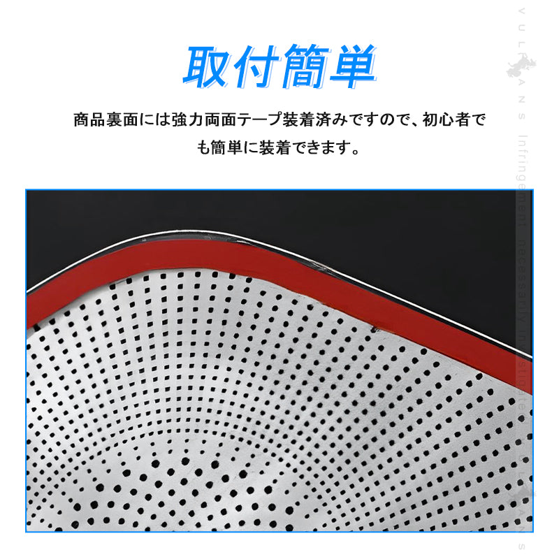 ノア/ヴォクシー90系 ドアスピーカーカバー SUS304ステンレス鏡面仕上け 2PCS インナースピーカーパネル インテリアパネル ドアスピーカーガーニッシュ 内装 パーツ カスタム アクセサリー