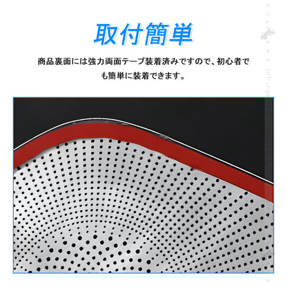 ノア/ヴォクシー90系 ドアスピーカーカバー SUS304ステンレス鏡面仕上け 2PCS インナースピーカーパネル インテリアパネル ドアスピーカーガーニッシュ 内装 パーツ カスタム アクセサリー