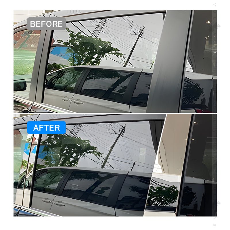 ノア/ヴォクシー90系 バイザー無し車用 ピラーカバー 6PCS ピラーパネル ガーニッシュ SUS304ステンレス鏡面仕上け カー用品 ドレスアップ 外装 パーツ カスタム アクセサリー