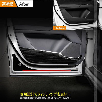CX - 5 CX5 KF系 ブラックステン ドアキックガード プロテクター ドアスピーカーカバー アクセサリー カスタム パーツ エアロ マツダ 用品 内装 - VULCANS