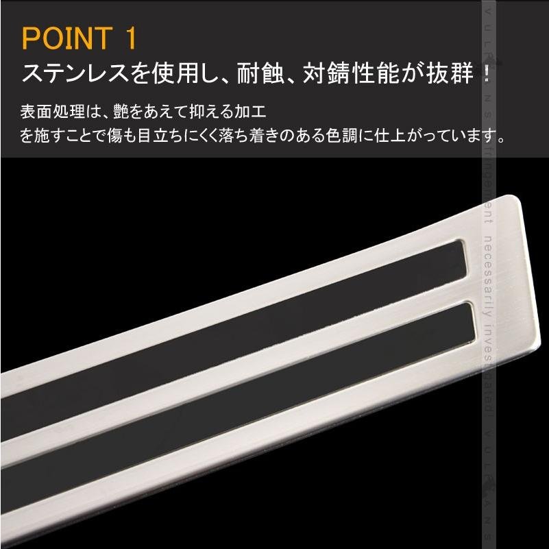 マツダ CX - 5 CX5 KF 外側 スカッフプレート ステンレス鏡面仕上げ 4PCS カスタム パーツ ガーニッシュ 外装 ドレスアップ ドア サイドステップ 新型 KF系 - VULCANS