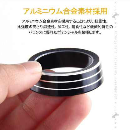 新型シビック FC1 FK7 FK8 エアコンダイヤルカバー エアコンダイヤルリング 内装 パーツ カスタム エアロ アクセサリー ハッチバック セダン タイプR CIVIC - VULCANS