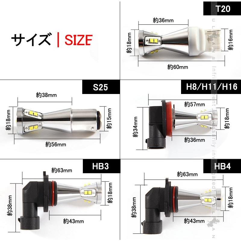 HB4/9006 LEDバルブ LEDフォグランプ 片側45W 爆光 LEDフォグ 2個 驚愕の明るさ ホワイト EPISTAR 汎用 カー パーツ エアロ LED関係 外装 - VULCANS