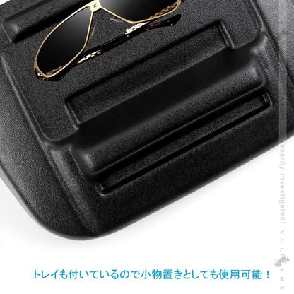 ジムニー JB23W トレイ付き ナビバイザー 1PCS スマホホルダー付き マットブラック 内装 パーツ アクセサリー カスタム エアロ JIMNY - VULCANS