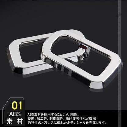 ジムニー JB64W ジムニーシエラ JB74 インナードアハンドルカバー 2PCS メッキ仕上げ ガーニッシュ インテリアパネル 内装 カスタム パーツ アクセサリー JIMNY - VULCANS
