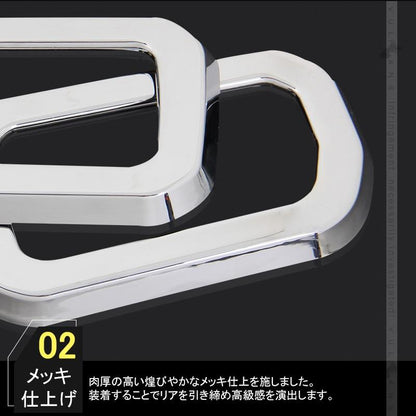 ジムニー JB64W ジムニーシエラ JB74 インナードアハンドルカバー 2PCS メッキ仕上げ ガーニッシュ インテリアパネル 内装 カスタム パーツ アクセサリー JIMNY - VULCANS