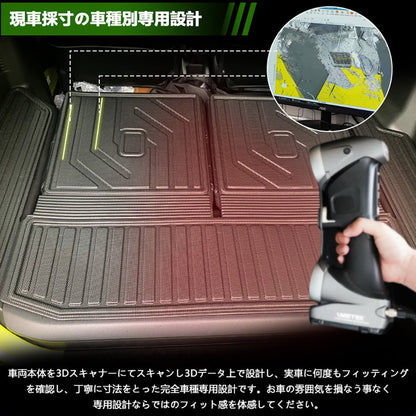 ジムニー JB64W シエラ JB74 3Dラゲッジマット ラゲージトレイ 水洗いOK キズや汚れ防止 TPE材質 立体 カーマット ズレ防止 内装 カスタム パーツ スズキ JIMNY - VULCANS