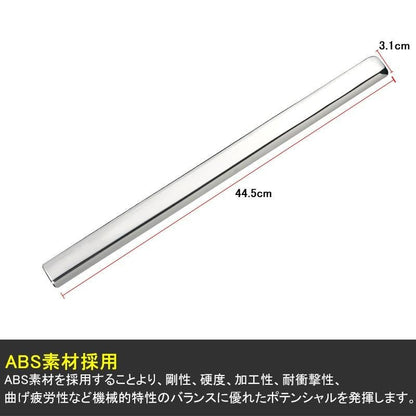 新型ジムニー JB64W/JB74W アシストグリップガーニッシュ 1PCS メッキ仕上げインテリアパネル アクセサリー カスタム 内装 パーツ 用品 JIMNY - VULCANS