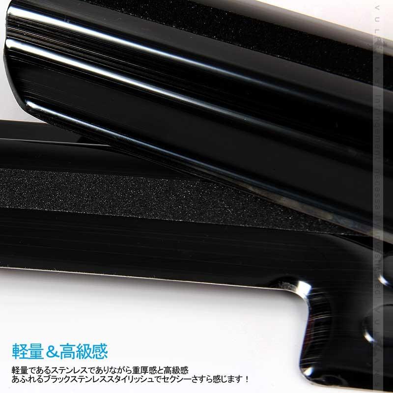 新型ジムニー JB64W/JB74W ブラックステン サイドステップガード 2PCS すべり止め付 ヘアライン仕上げ プロテクター 傷防止 カスタム 内装 パーツ - VULCANS