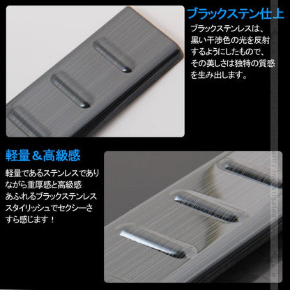 新型ジムニー JB64W/JB74W ブラックステン リアバンパーステップガード 周囲に差をつける リアバンパーガーニッシュ アクセサリー 外装 パーツ カスタム JIMNY - VULCANS