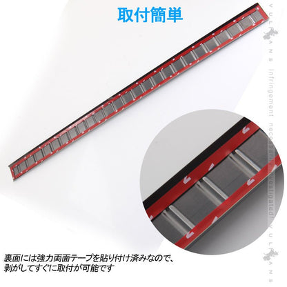 新型ジムニー JB64W/JB74W ブラックステン リアバンパーステップガード 周囲に差をつける リアバンパーガーニッシュ アクセサリー 外装 パーツ カスタム JIMNY - VULCANS