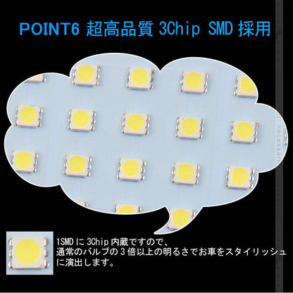 マツダ ロードスター LEDルームランプ ホワイト 14連SMD 取付工具付き 室内灯 取付簡単 LEDランプ ルーム球 5050SMD DC12V 内装 ROADSTER - VULCANS