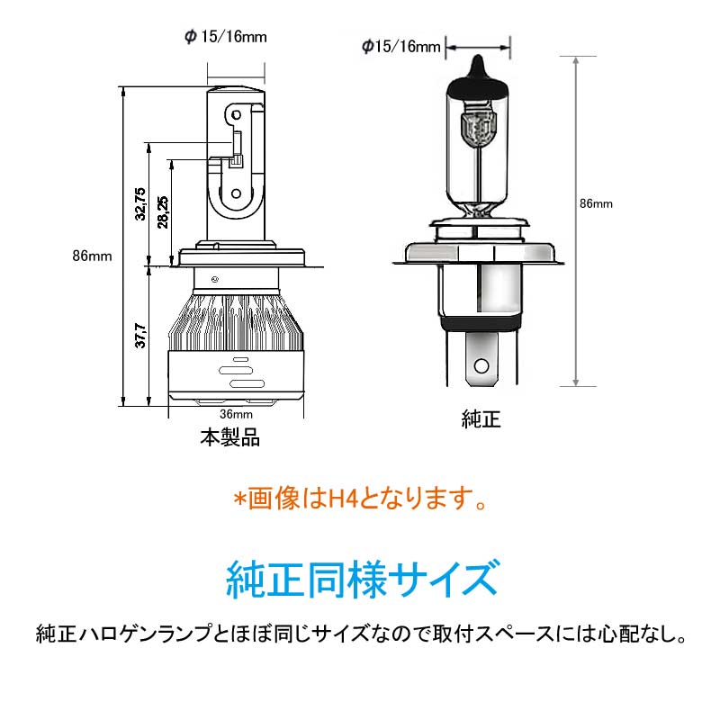 LEDヘッドライト 3色発光 HB3/9005 360度光軸調整可 2個set DC9V～36V 6000LM 瞬間起動 冷却ファン搭載 アルミ合金 SS30 LEDフォグランプ 取付簡単 電装品 - VULCANS