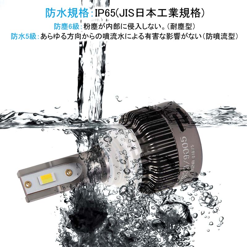 LEDヘッドライト 3色発光 HB3/9005 360度光軸調整可 2個set DC9V～36V 6000LM 瞬間起動 冷却ファン搭載 アルミ合金 SS30 LEDフォグランプ 取付簡単 電装品 - VULCANS