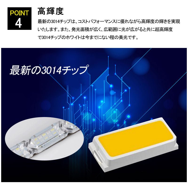 デイライト機能付き LEDシーケンシャルウインカー LEDテープライト カット可能 アイスブルー/アンバー 流れる 16連 50cm 2本 12V用 ヘッドライト埋め込み式 - VULCANS