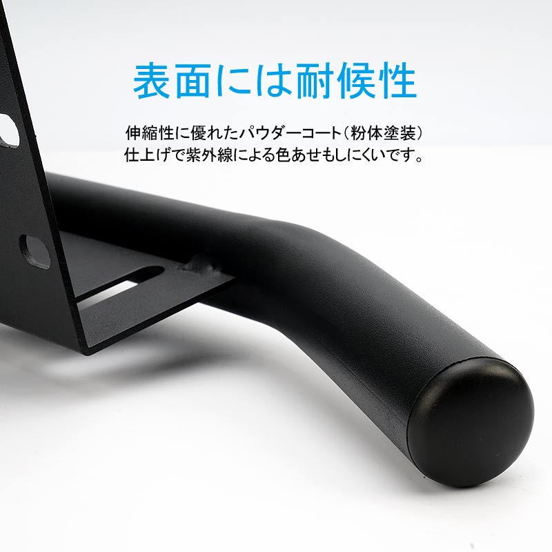 ナンバープレート ステー オフロードスタイル パイプバンパー付 ブラケット アルミ合金 フォグ ライト 作業灯 フォグランプ ステー ハスラー ジムニー プラド - VULCANS