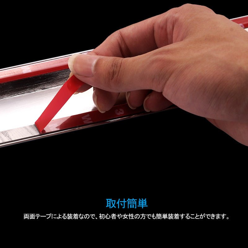 新型RAV4 サイドスカート 4PCS ステンレス サイドドアモール サイドリップ ガーニッシュ JIMNY 外装 パーツ カスタム エアロ アクセサリー - VULCANS
