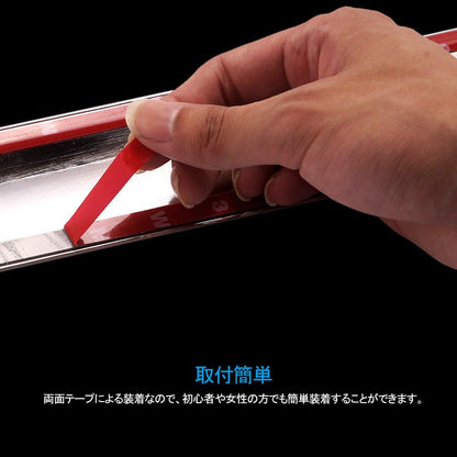新型RAV4 サイドスカート 4PCS ステンレス サイドドアモール サイドリップ ガーニッシュ JIMNY 外装 パーツ カスタム エアロ アクセサリー - VULCANS