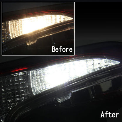 輸入車対応 T10/T15/T16 キャンセラー内蔵 LEDウェッジ球 LEDバックランプ LEDバルブ ポジション スモールランプ ホワイト 2個セット 無極性 内装 パーツ - VULCANS