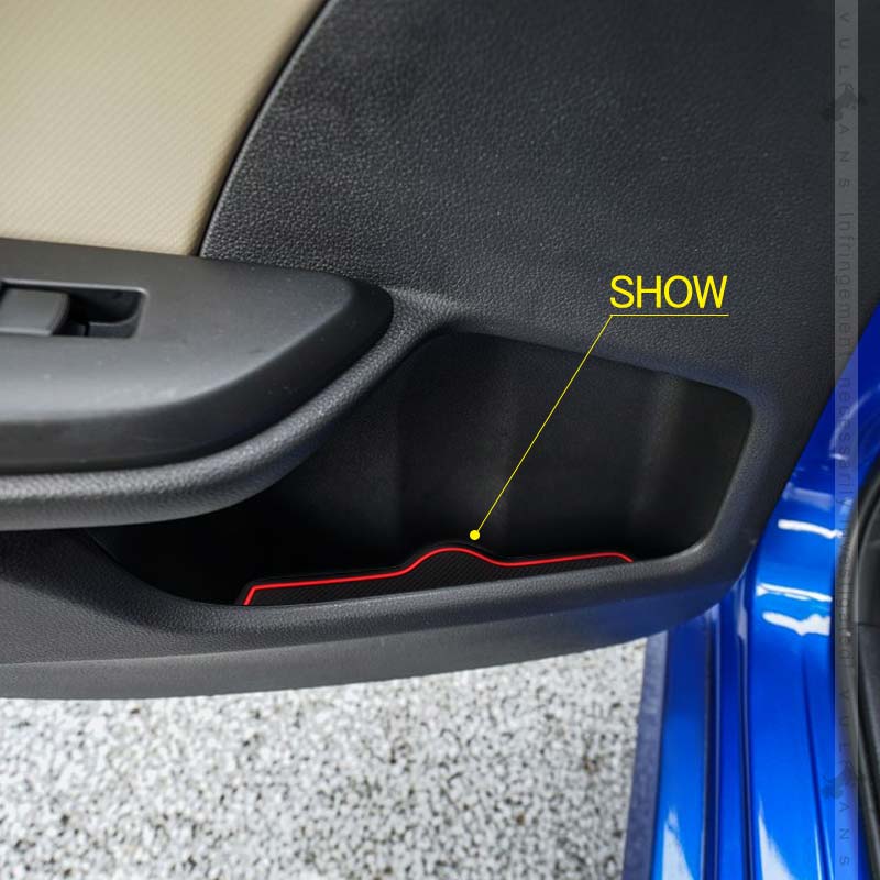 新型シビック/セダン/ハッチバック/TypeR ドアポケットマット 17枚 滑り止めシート ゴムマット インテリアマット インナー 内装 パーツ カスタム ドレスアップ - VULCANS